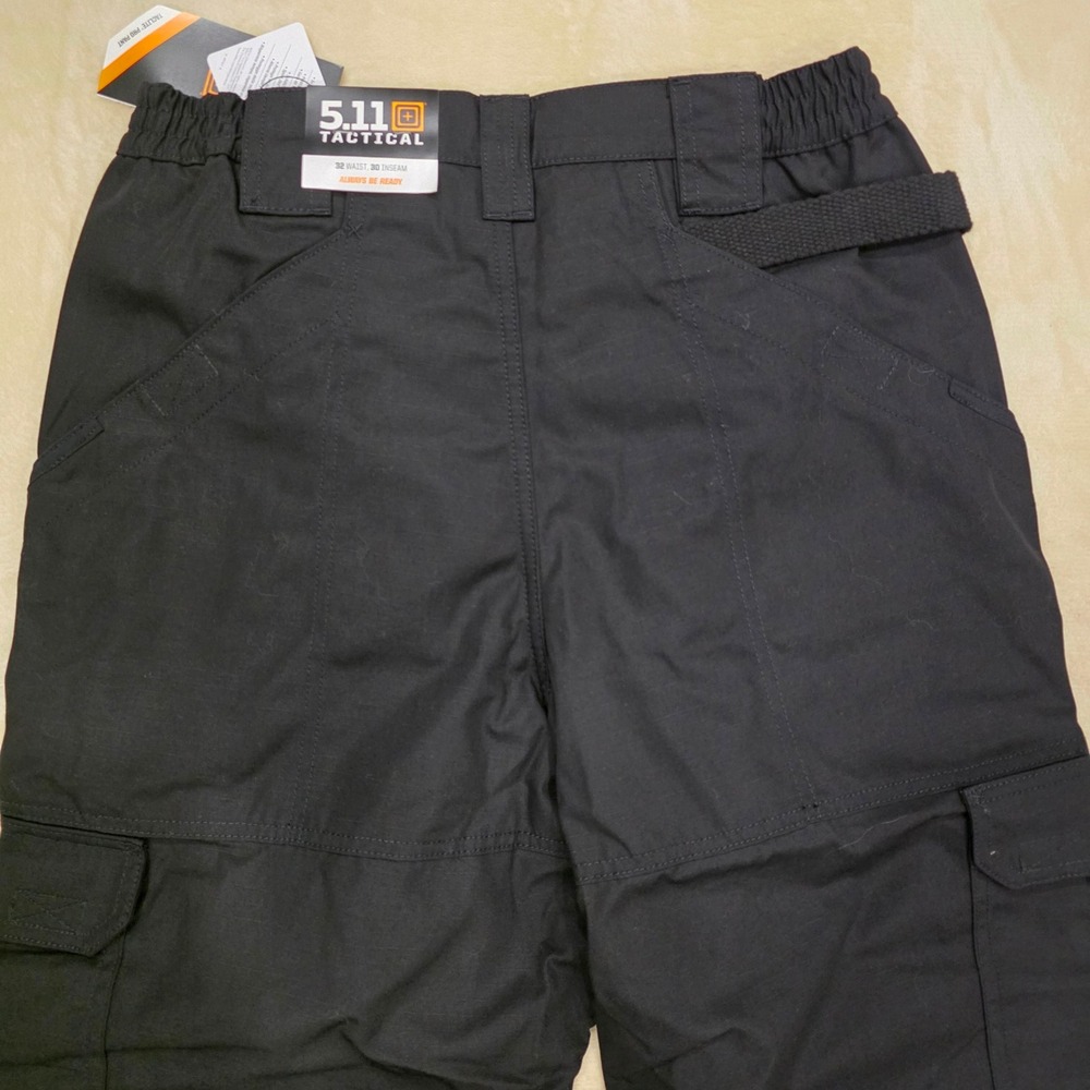 5.11 Tactical Men's Taclite Pro Pants Black W32 L30 NWT Style 74273 Ripstop - Picture 6 of 7